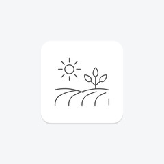 Harvest Field, vector, pixel perfect, illustrator file