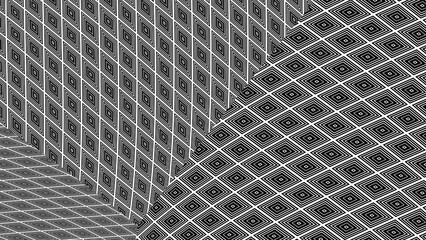 Abstract background with black and white stripes. Wallpaper in UHD format 3840x 2160.