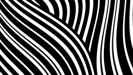 Abstract background with black and white stripes.Wallpaper in UHD format 3840x 2160.
