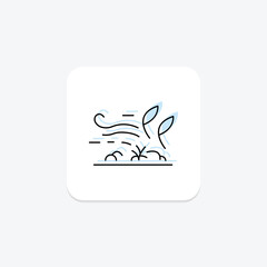 Windy Grassland, vector, pixel perfect, illustrator file