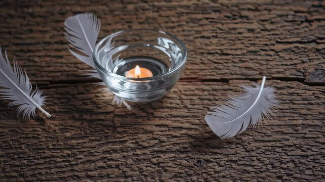 Still life with symbolic Ayurvedic objects representing Vata Pitta and Kapha elements arranged in harmony on a natural surface with soft light for wellness themes