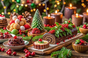 Holiday Christmas Sweet Dessert Collection