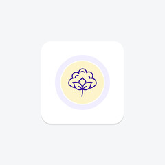 Cotton Field, vector, pixel perfect, illustrator file