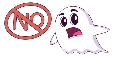 Ghostbusters Iconic Vector Design: Fun Ghost Character Illustration	