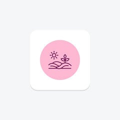 Fertilized Land, vector, pixel perfect, illustrator file