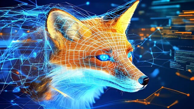 Digital fox art head technology