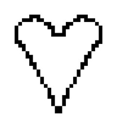 Pixel heart