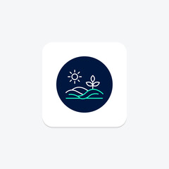 Fertilized Land, vector, pixel perfect, illustrator file