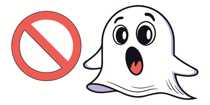 Ghostbusters Iconic Vector Design: Fun Ghost Character Illustration	