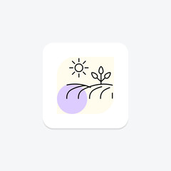 Harvest Field, vector, pixel perfect, illustrator file