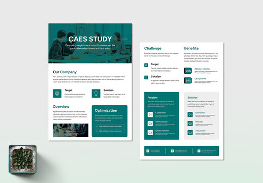 Modern Case Study Template For Business Report