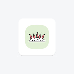 Field With Plants, vector, pixel perfect, illustrator file