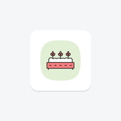 Raised Beds, vector, pixel perfect, illustrator file