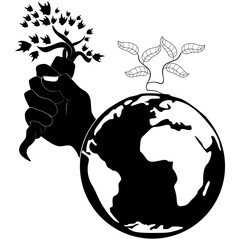 background ilustration environment earth day