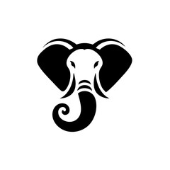 Thai Elephant Head Logo Symbol Icon