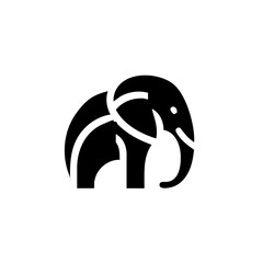 Thai Elephant Head Logo Symbol Icon