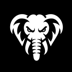 Thai Elephant Head Logo Symbol Icon