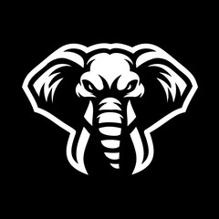 Thai Elephant Head Logo Symbol Icon