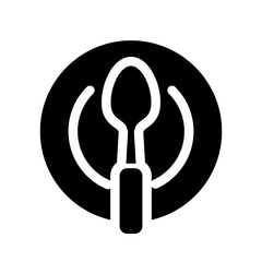 Spoon icon design template SVG