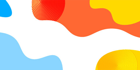 Abstract geometric pop art background with wave pattern. Vector pattern. overlay geometric design of trendy Memphis 80s-90s style, ilustration