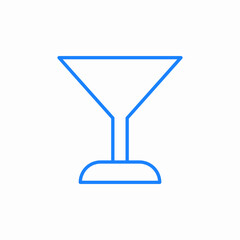 glass alcohol icon sign vector