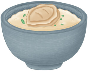 전복죽 (abalone porridge)