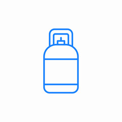 gas cylinder tank icon sign vector