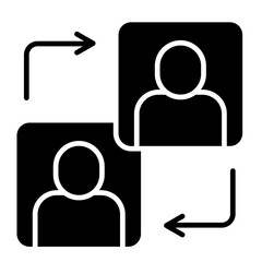 Employee Turnover  Icon Element For Design	