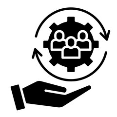 Change Management  Icon Element For Design	