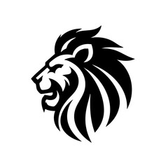 Obraz premium The Strong Lion Logo Symbol Icon