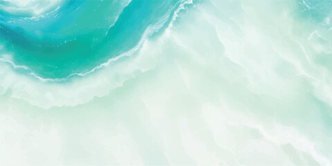 Minimalist watercolor background in blue and green with fluid ink-style texture. Stylish and clean, perfect for modern design projects.
