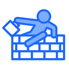 Business Hurdles  Icon Element For Design	