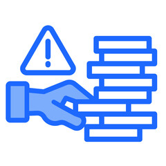 Fototapeta premium Financial Risk Icon Element For Design 