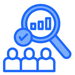 Competition Analysis  Icon Element For Design	