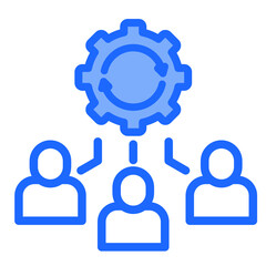 Organizational Change  Icon Element For Design	