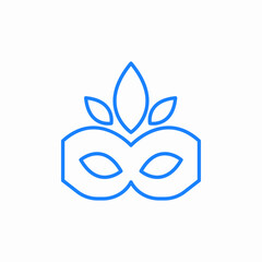 party mask icon sign vector