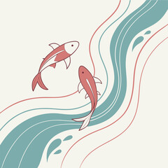 Minimalist Pastel Fluid Shapes