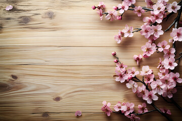 A branch of blossoming sakura