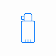 vacuum flask icon sign vector