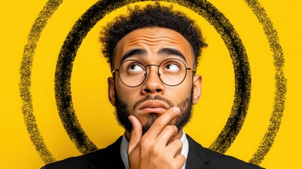 Emotional investor archetype the overconfident trader icon concept representing an arrogant figure in finance