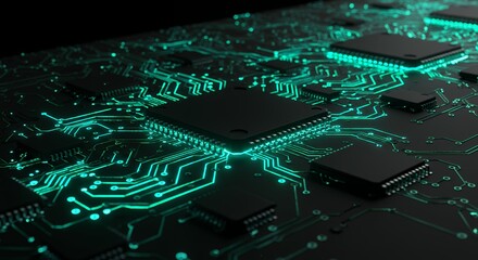 Circuit Board Close Up