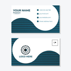 Modern Gradient Business Card Template for Professionals.