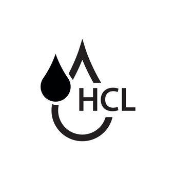 HCl, hydrochloric acid