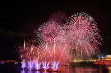 Fireworks festival in Malta