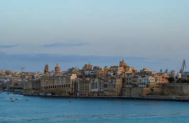 Fototapeta premium La Valetta in Malta, city panorama