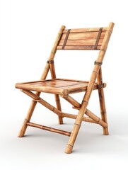 Elegant Bamboo Chair with Simple Design for Indoor and Outdoor Use