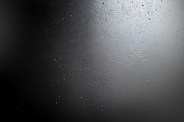 Obraz premium Dark Abstract Water Droplets Texture, Condensation on Glass Surface Detail