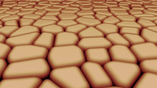 3d simulation terrain surface desert cobbles stone cracked sand earth travelling looping texture background