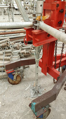 reinforced concrete beam formwork and scaffolding