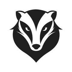Abstract badger logo vector illustration